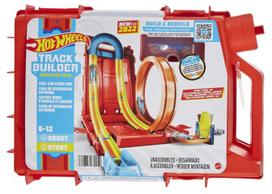 kuro bakelis - Automobilių trasa Hot Wheels Track Builder Unlimited Fuel Can Stunt Box - 5 nuotrauka