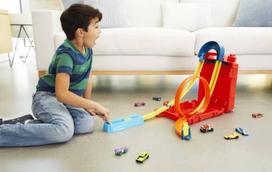 kuro bakelis - Automobilių trasa Hot Wheels Track Builder Unlimited Fuel Can Stunt Box - 6 nuotrauka