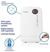ionizer - Clean Air Optima Humidifier CA-607 White (Baltas) - 2 nuotrauka
