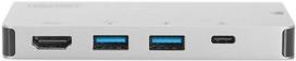usb c ilgintuvas - Digitus USB Type-C Multiport Travel Dock DA-70867 - 2 nuotrauka