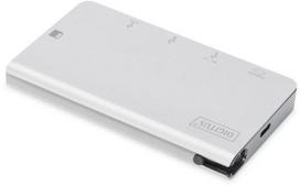 usb c ilgintuvas - Digitus USB Type-C Multiport Travel Dock DA-70867 - 4 nuotrauka