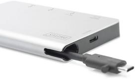 usb c ilgintuvas - Digitus USB Type-C Multiport Travel Dock DA-70867 - 7 nuotrauka