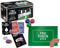 pokerio rinkinys - Tactic ProPoker Texas Hold'em Set - Tin - 2 nuotrauka