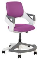 biuro kedes rozine - Vaikiška kėdė Home4you Rookee, rožinė, 370 mm x 930 mm - 1 nuotrauka