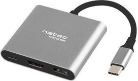Natec Multi-Port Adapter, Fowler, USB-C, HDMI, USB 3.0