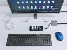 mini hdmi adapteris - Natec Multi-Port Adapter, Fowler, USB-C, HDMI, USB 3.0 - 9 nuotrauka