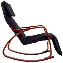 supas - Supamasis krėslas ModernHome With Footrest, rudas/pilkas, 70 cm x 70 cm x 97 cm - 2 nuotrauka