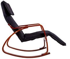 supas - Supamasis krėslas ModernHome With Footrest, rudas/pilkas, 70 cm x 70 cm x 97 cm - 3 nuotrauka