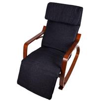 supas - Supamasis krėslas ModernHome With Footrest, rudas/pilkas, 70 cm x 70 cm x 97 cm - 7 nuotrauka