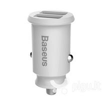 baseus car charger - Įkroviklis Baseus CCALL-ML02, balta - 2 nuotrauka