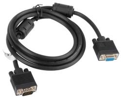 vga cable - Lanberg Cable VGA to VGA Black 1.8m - 2 nuotrauka