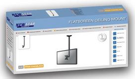 televizorius 85 - Newstar FPMA-C050 Ceiling Mount 10-30" Black - 3 nuotrauka