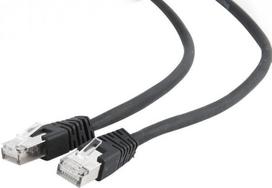 rj45 kabelis 3m - GEMBIRD PP6A-LSZHCU-BK-3M - 1 nuotrauka