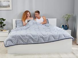 dormeo antklodes - Dormeo AdaptiveGo Duvet And Pillow Set 200x200 Grey - 5 nuotrauka
