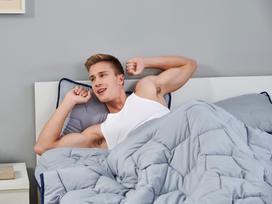 dormeo antklodes - Dormeo AdaptiveGo Duvet And Pillow Set 200x200 Grey - 8 nuotrauka