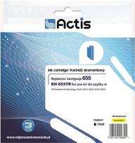 hp spausdintuvas rasalinis - Rašalinio spausdintuvo kasetė Actis Cartridge KH-655YR For HP 12ml Yellow - 2 nuotrauka