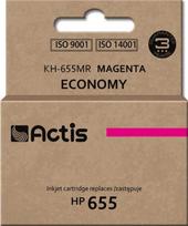 Rašalinio spausdintuvo kasetė Actis Cartridge KKH-655MR For HP 12ml Magenta