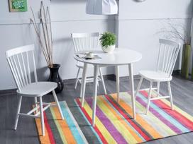ermitazas stalai - Signal Meble Larson Table 90x90cm White - 2 nuotrauka