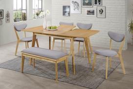 valgomojo kedes pilkos - Signal Meble Chair Brando Oak/Grey - 4 nuotrauka