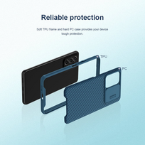 samsung galaxy a53 deklas - Nillkin "CamShield Pro Cover Galaxy A53 5G" Black - 3 nuotrauka
