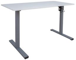 Stalas reguliuojamo aukščio Home4you Ergo Optimal K187011, baltas/pilkas