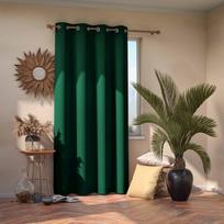 naktines uzuolaidos blackout - AmeliaHome Blackout Curtains Dark Green 140x245cm - 3 nuotrauka
