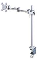 NEWSTAR FLAT SCREEN DESK MOUNT (CLAMP), 70 CM POLE 10-30" SILVER