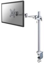 tv laikiklus - NEWSTAR FLAT SCREEN DESK MOUNT (CLAMP), 70 CM POLE 10-30" SILVER - 2 nuotrauka