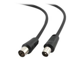 Gembird Coax Cable TV plug to TV socket 1.8m