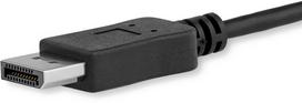 usb type c to displayport - Adapteris StarTech USB-C to DisplayPort 1.2 CDP2DPMM1MB, juoda, 1 m - 4 nuotrauka