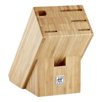 zwilling knife set - ZWILLING Set. Knife block, bamboo, with 4 knives, sharpening rod and scissors - 8 nuotrauka