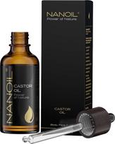 castor aliejus - Nanoil Castor Ricinos aliejus kūnui, veidui ir plaukams 50 ml - 2 nuotrauka