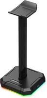 Ausinių Stovas Redragon HA300 Scepter Pro, su RGB pašvietimu, su USB šakotuvu, Juodas