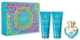 versace dylan turquoise - Versace Pour Femme Dylan Turquoise rinkinys moterims ( 50ml. EDT + 50ml. dušo gelis + 50ml. kūno losjonas) - 1 nuotrauka