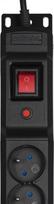 surge protector - ActiveJet Surge Protector 12 Outlet Black 5m - 4 nuotrauka
