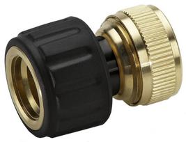 Karcher Brass Hose Connector 1/2 and 5/8 With Aqua Stop