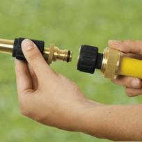 aqua stop - Karcher Brass Hose Connector 1/2 and 5/8 With Aqua Stop - 2 nuotrauka