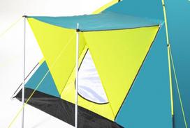 bestway palapine - Dvivietė palapinė Pavillo Coolground X3 380007, juoda/geltona/žalia - 3 nuotrauka