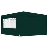 palapine 4x4 - Proginė palapinė su šoninėmis sienomis, žalia, 4x4m, 90g/m² - 1 nuotrauka