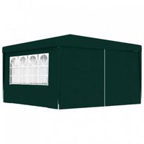 palapine 4x4 - Proginė palapinė su šoninėmis sienomis, žalia, 4x4m, 90g/m² - 2 nuotrauka