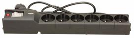 surge protector - Lestar Surge Protector 6 Outlet Black 1.5m - 2 nuotrauka