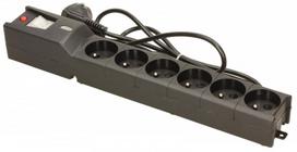 surge protector - Lestar Surge Protector 6 Outlet Black 1.5m - 3 nuotrauka