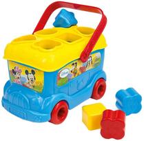 zaislas mike - Clementoni Mickey Mouse Shape Sorter Bus 14395 - 1 nuotrauka