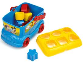 zaislas mike - Clementoni Mickey Mouse Shape Sorter Bus 14395 - 2 nuotrauka