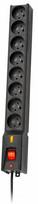 Lestar Surge Protector 8 Outlet Black 1.5m
