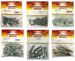 varztai m8 - Varžtai Vagner SDH, DIN931, M8 x 80 mm, ZN, 6 vnt. - 2 nuotrauka