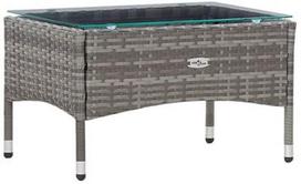 lauko baldai 7 vietos - Lauko baldų komplektas VLX 5 Piece Garden Lounge Set Poly Rattan, pilkas/rudas, 7 vietų - 12 nuotrauka