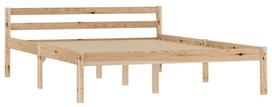 lova remas 140x200 - Lova VLX Solid Pinewood 283193, medžio, 206x146 cm, su grotelėmis - 2 nuotrauka