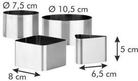 sausainiu formeles - Tescoma Grandcheef Food Shaping Moulds Set 4 pieces - 4 nuotrauka