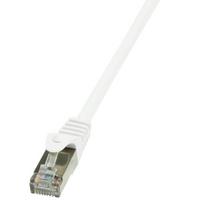 utp kabelis 10m - LogiLink Patch Cable Cat.6 F/UTP EconLine 10m White - 1 nuotrauka